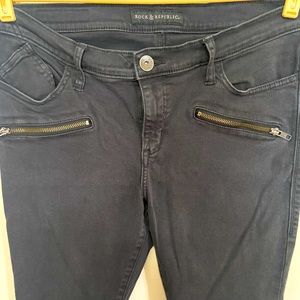Rock republic size 10 skinny jeans dark grey